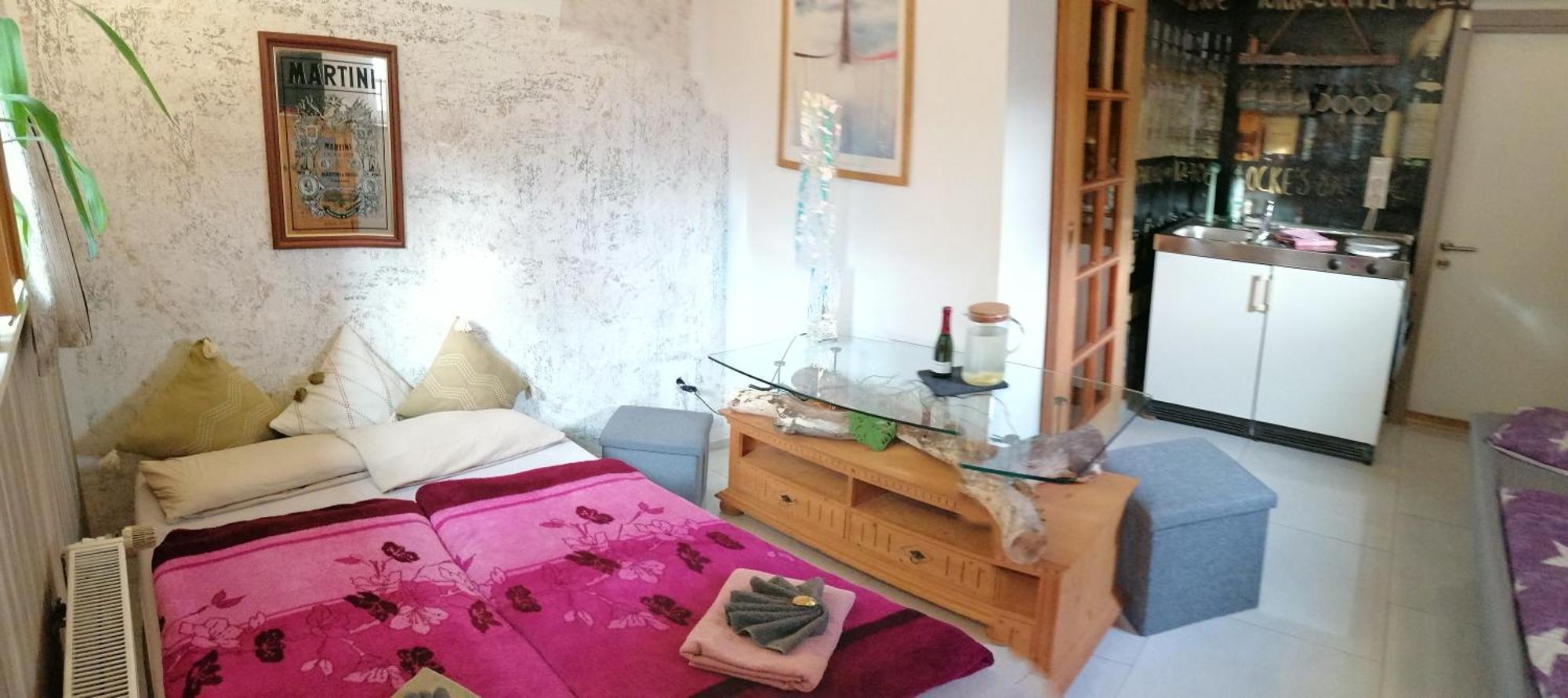 Kleines Studio Im Eichenwaeldchen, 1 Zimmer Kueche Bad Friedrichsgrun Dış mekan fotoğraf
